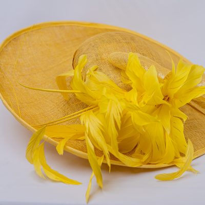 Yellow Fascinator