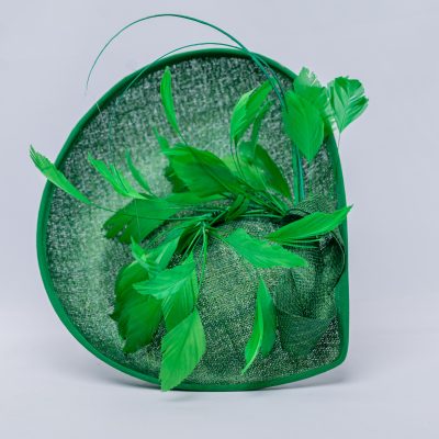 Green Percher Fascinator