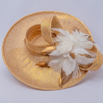 Gold Fascinator